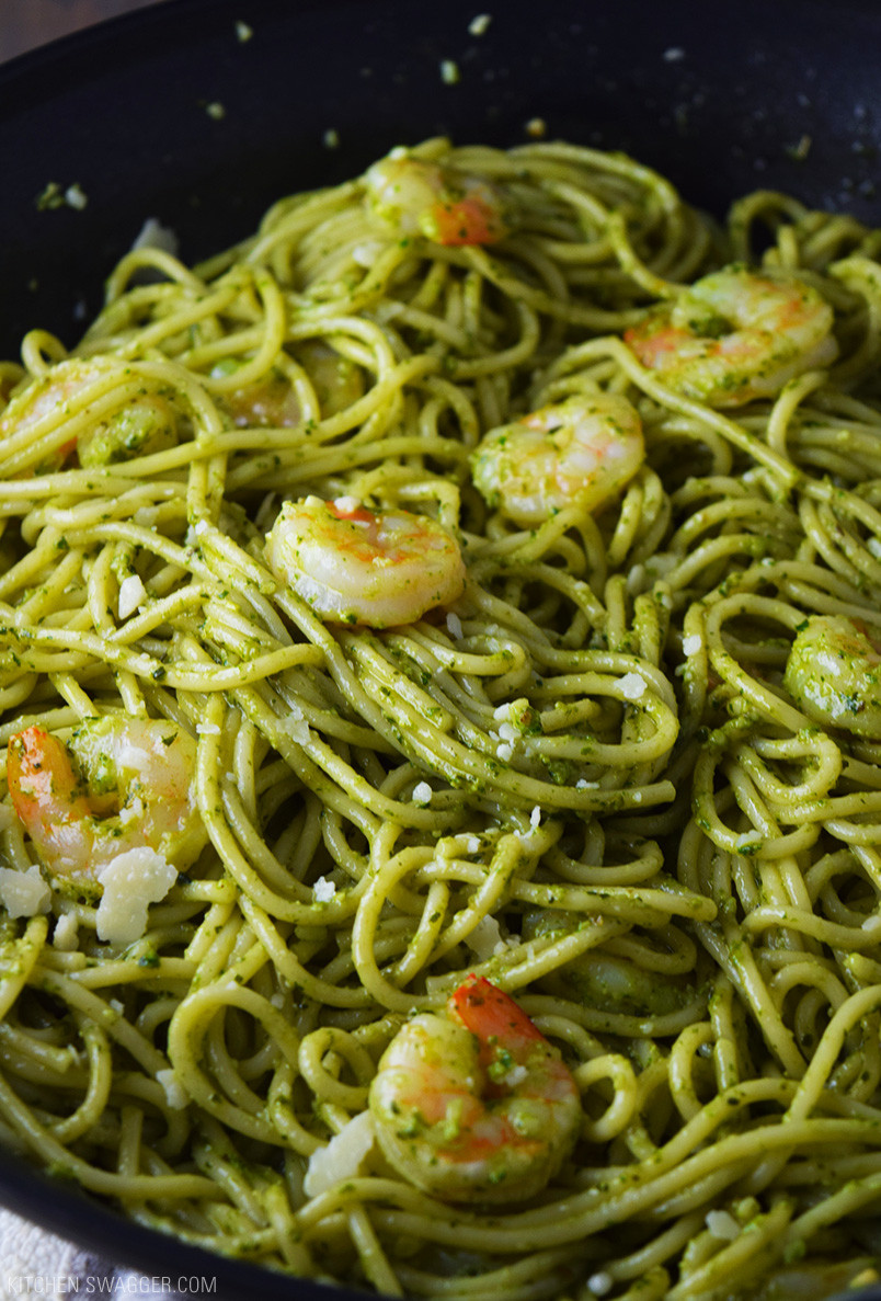 Shrimp Pasta Recipe
 Pesto Shrimp Pasta Recipe