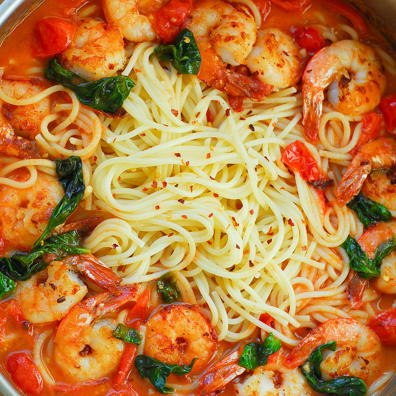 Shrimp Pasta Sauce
 shrimp pasta tomato sauce