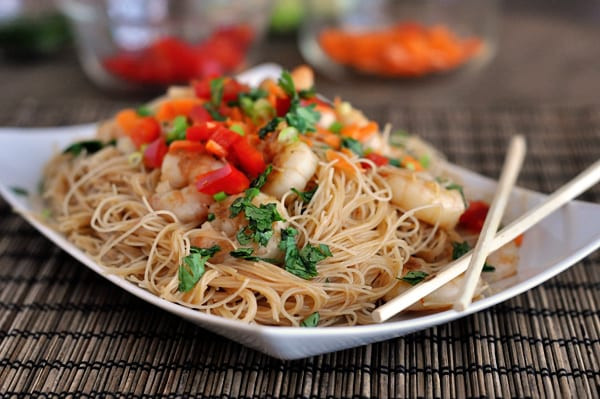 Shrimp Rice Noodles
 Hoisin Rice Noodles with Shrimp