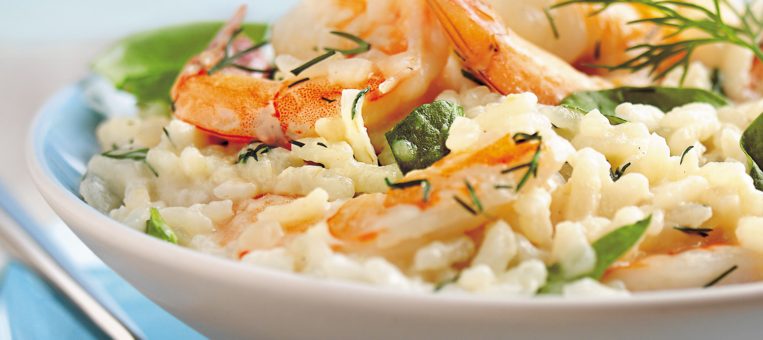 Shrimp Risotto Recipe
 Spinach and Shrimp Risotto recipe