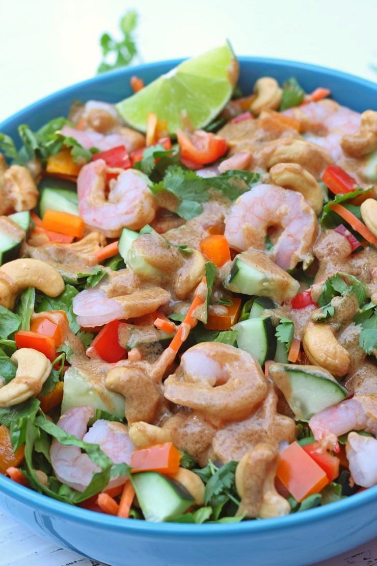 Shrimp Salad Dressing
 Thai Shrimp Salad Almond Dressing Paleo Whole30