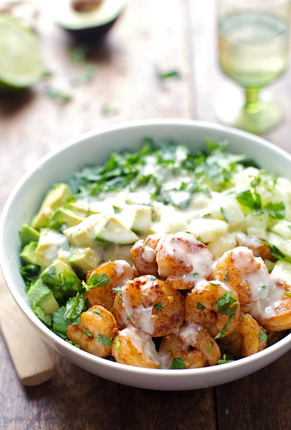 Shrimp Salad Dressing
 Shrimp and Avocado Salad with Miso Dressing Recipe Pinch