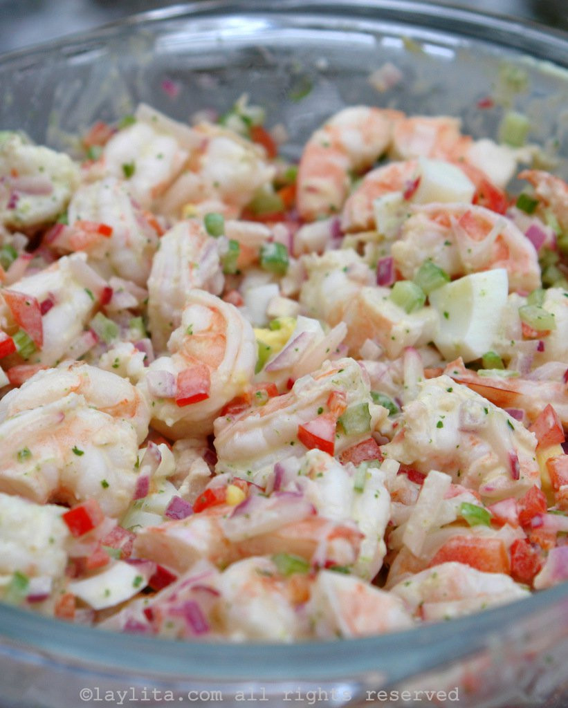 Shrimp Salad Recipes
 Shrimp salad with cilantro mayonnaise – Laylita’s Recipes