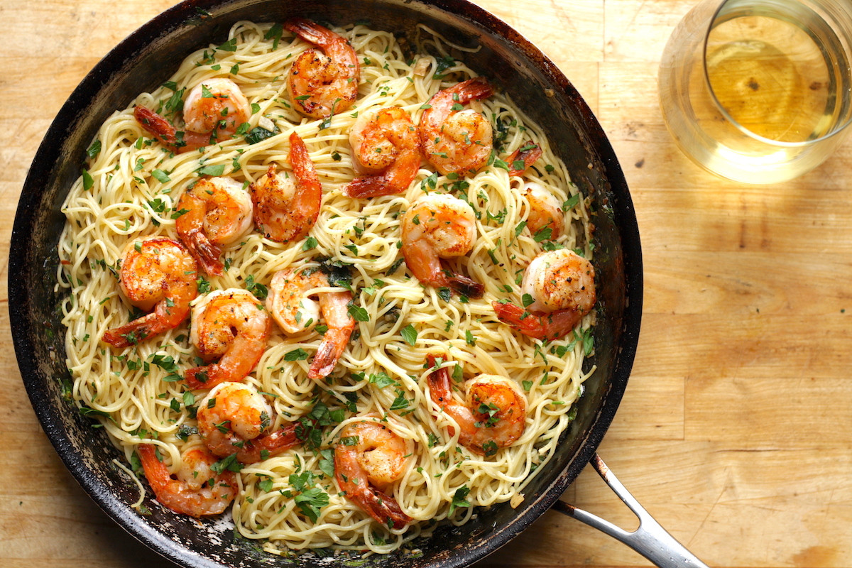 Shrimp Scampi With Pasta
 Shrimp Scampi with Pasta Recipe