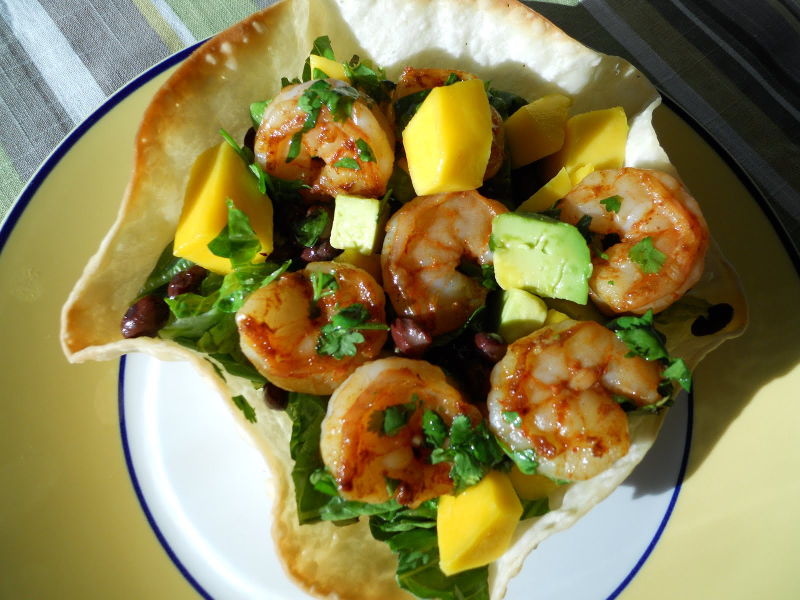 Shrimp Taco Salad
 See Aimee Cook Shrimp Taco Salad