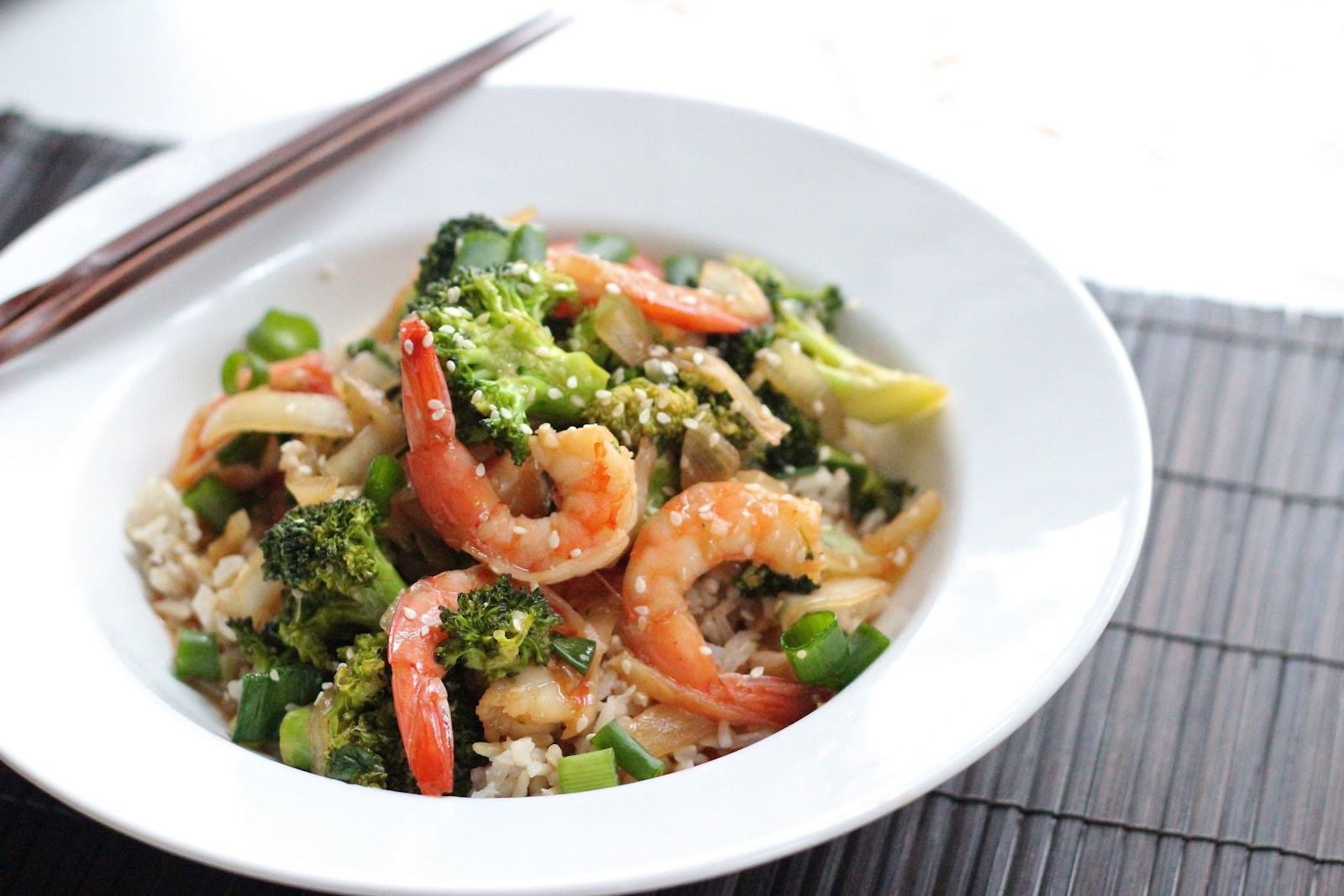 Shrimp With Broccoli
 Sesame shrimp with broccoli