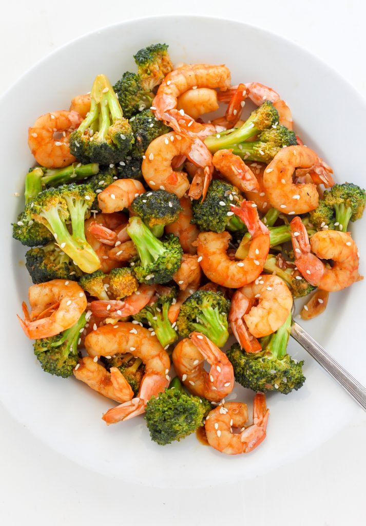 Shrimp With Broccoli
 20 Minute Skinny Sriracha Shrimp and Broccoli Baker by