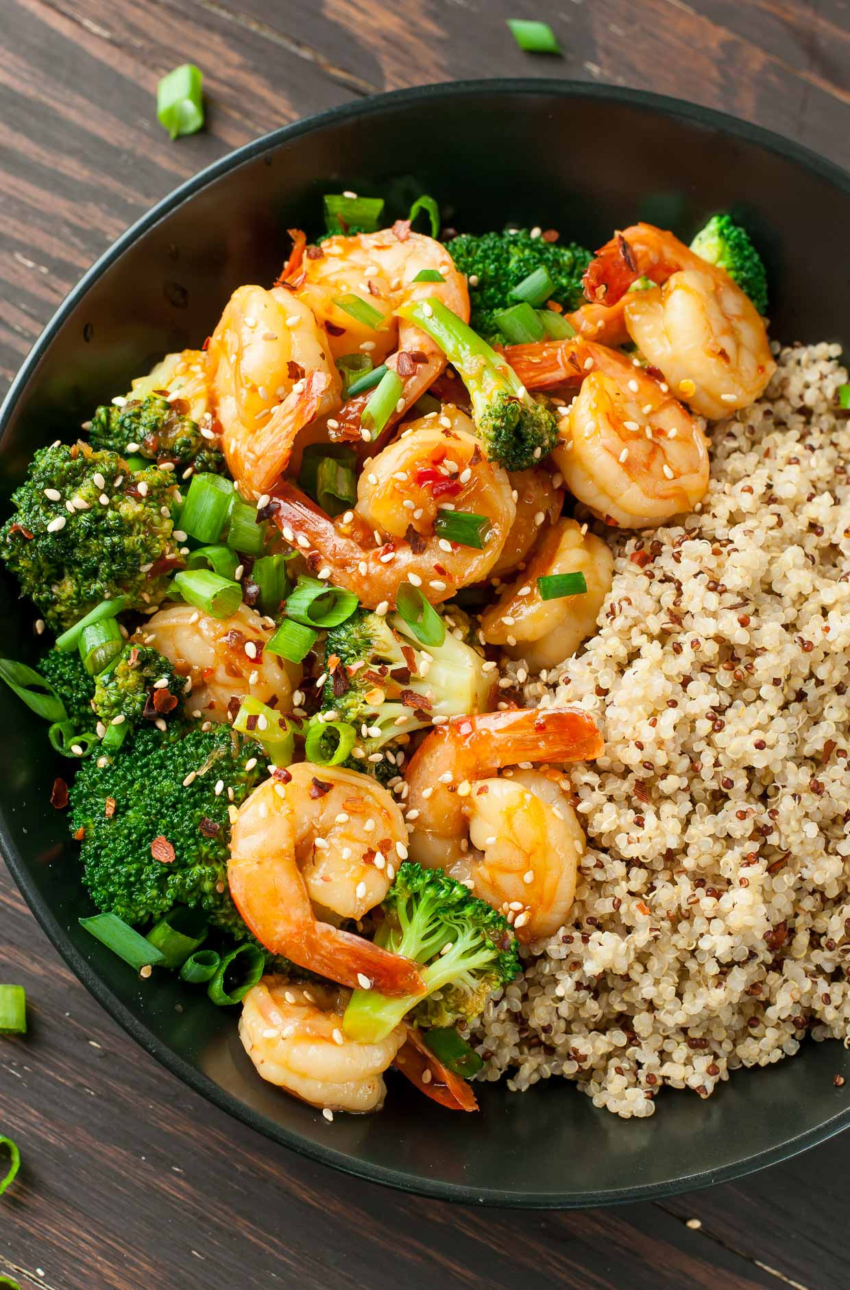 Shrimp With Broccoli
 Szechuan Shrimp and Broccoli Peas And Crayons