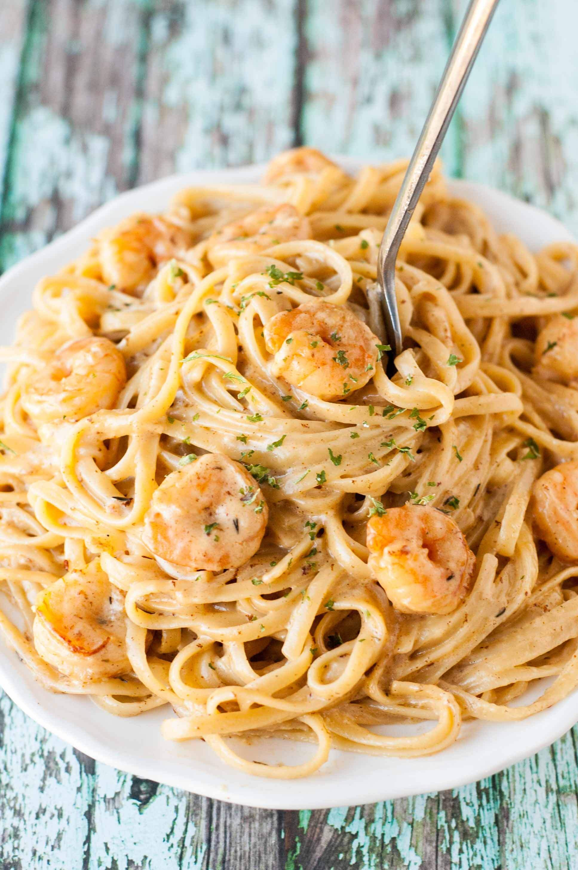 Shrimp With Pasta
 Cajun Shrimp Pasta Slow Cooker Gourmet