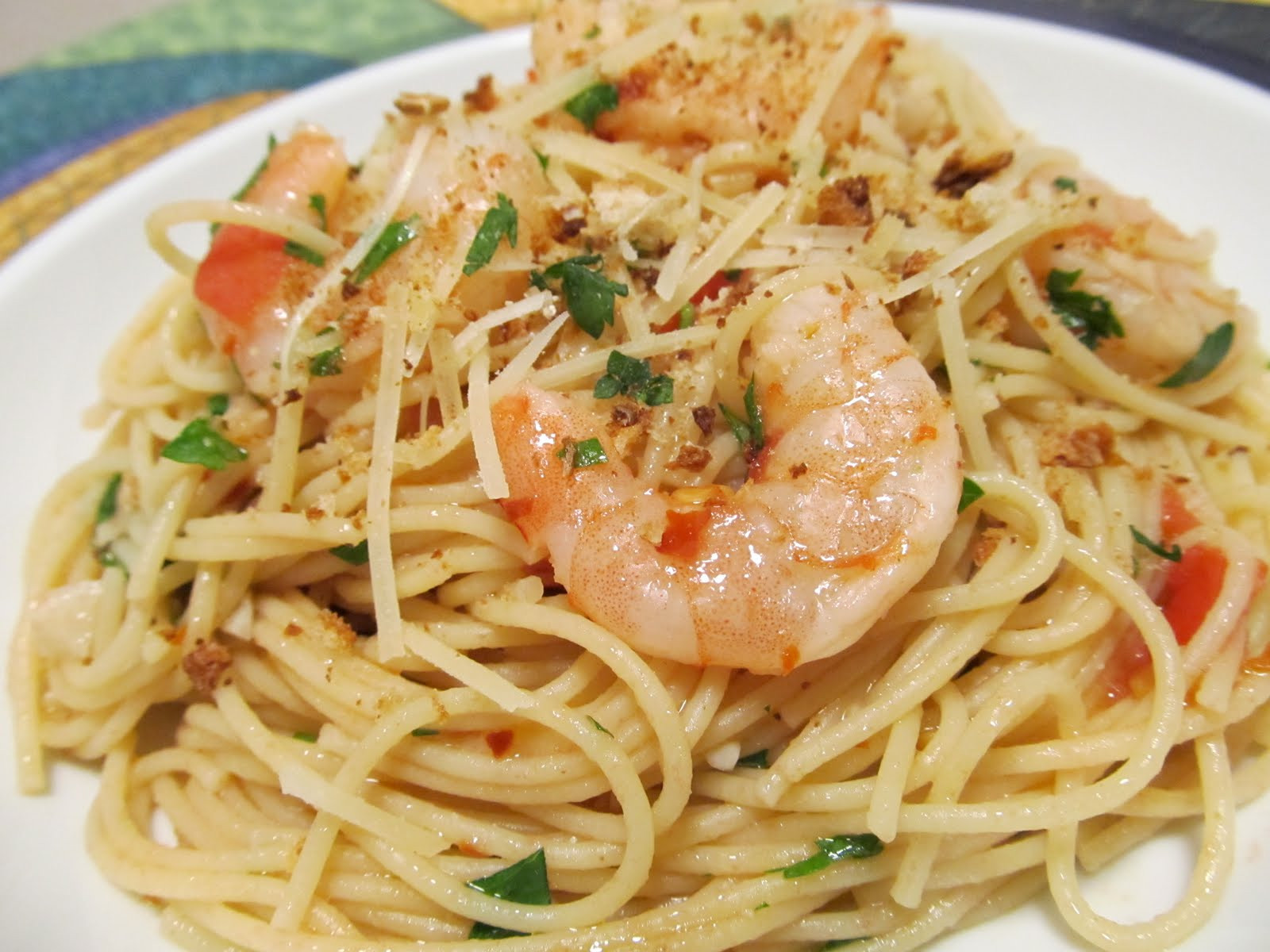 Shrimp With Pasta
 Jenn s Food Journey Spicy Garlic Shrimp Pasta