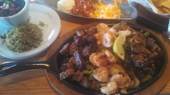 Shrimps And Prime Rib
 steak shrimp & prime rib fajitas Picture of Chili s Bar