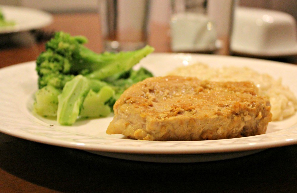 Side Dishes For Pork Chops
 Smoky ion Mustard Pork Chops Rocky Mountain Bliss