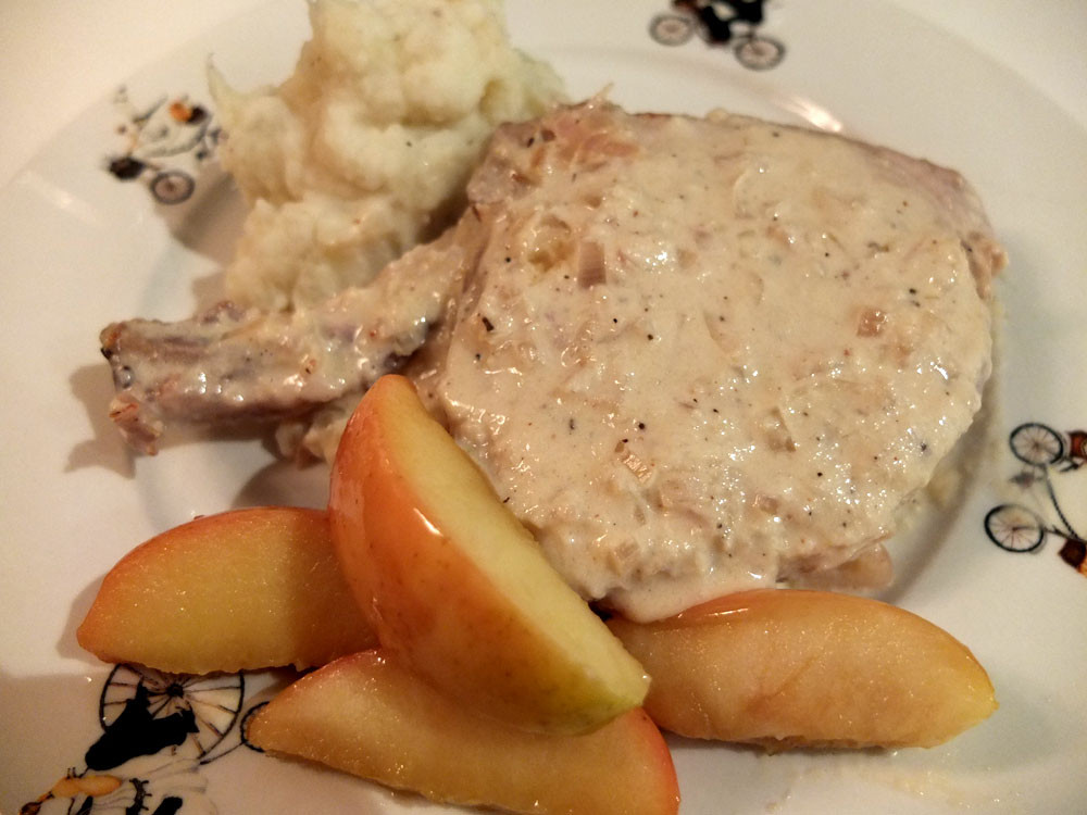 Side Dishes For Pork Chops
 Pork Chops with an apple brandy cream sauce