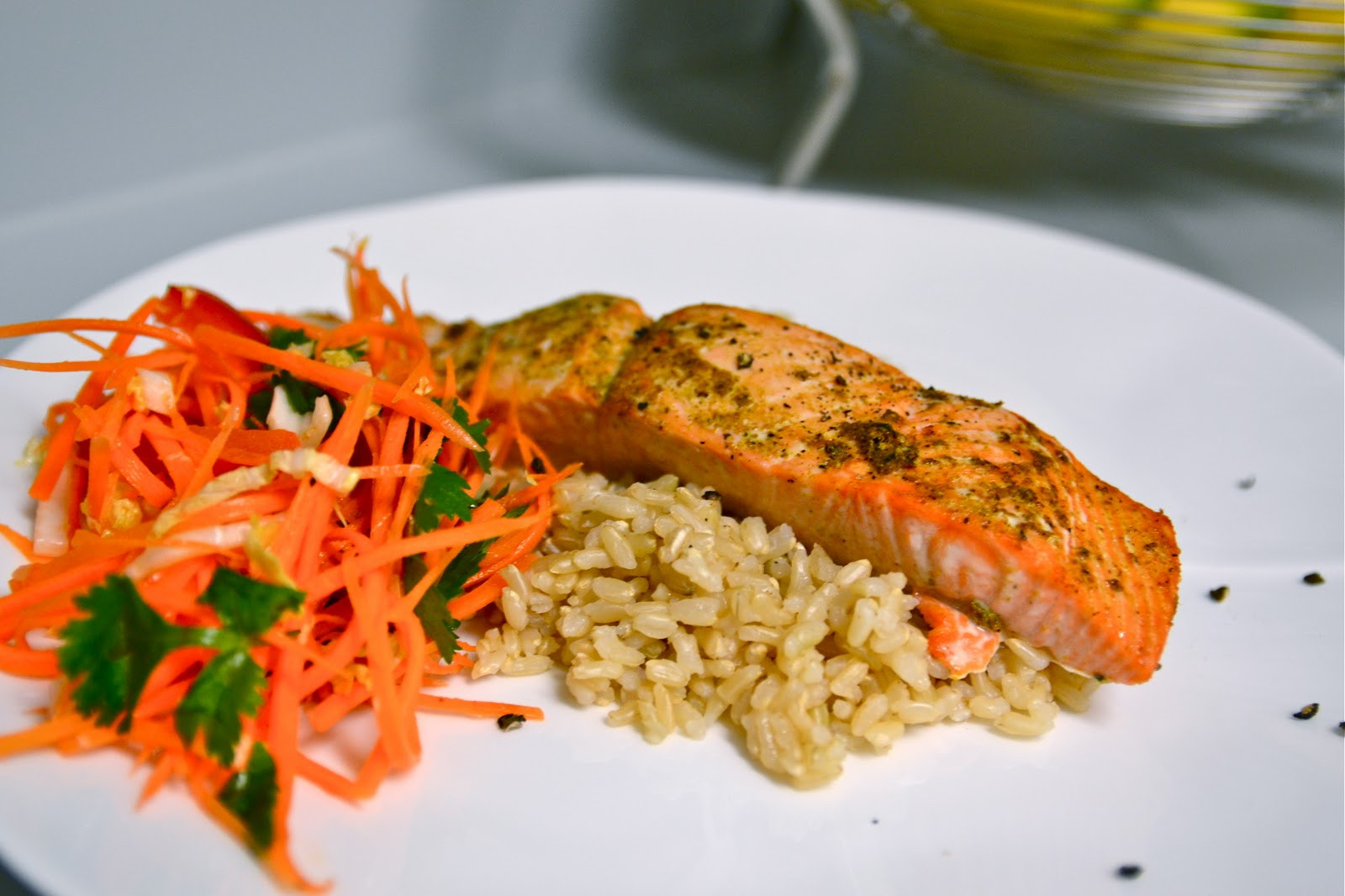 Side Dishes For Salmon
 Explorations of an Amateur Cook Curry Rubbed Salmon with