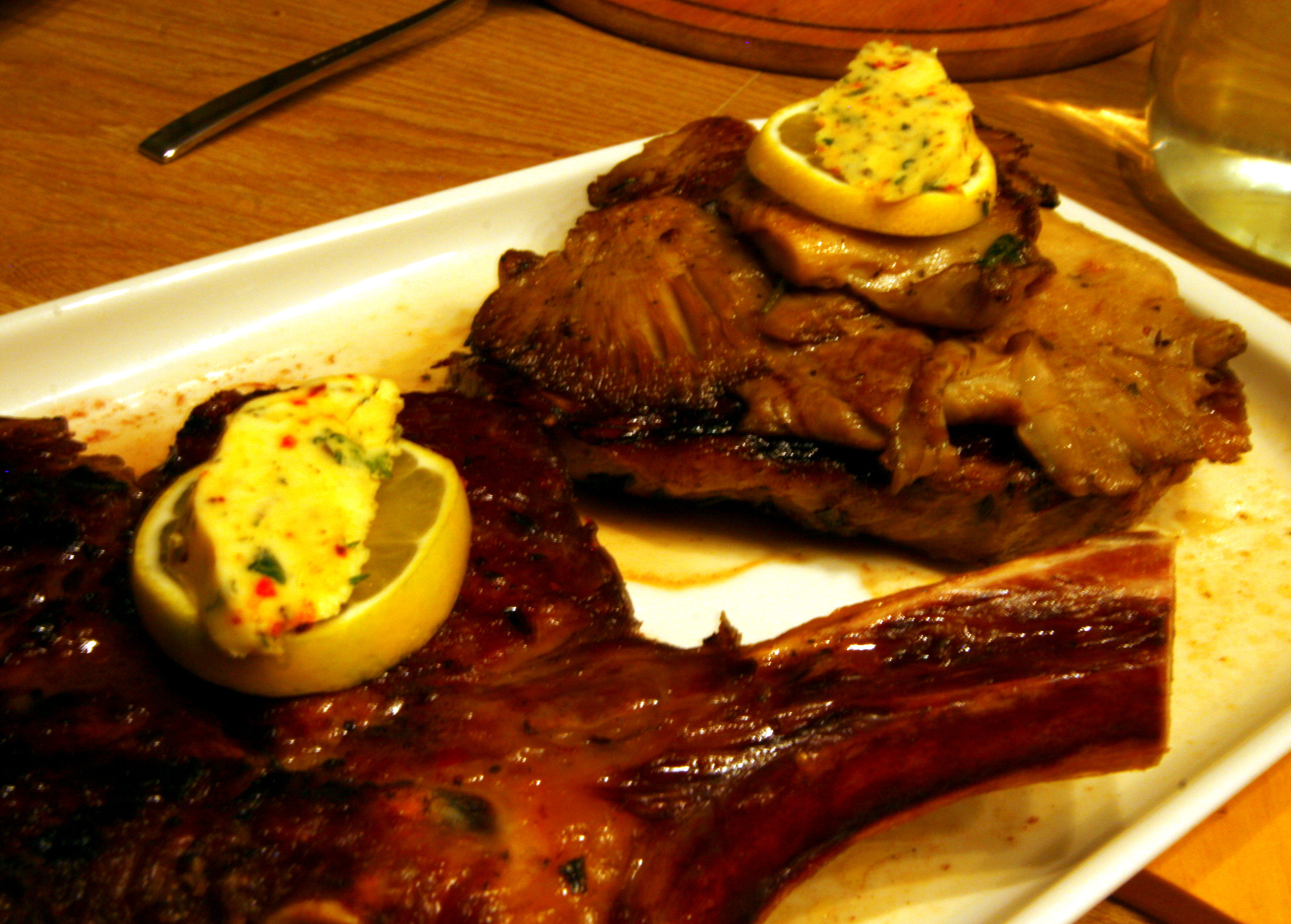 Side Dishes For Steak Dinner
 Oyster Mushroom Saute with T Bone Steak – Cansu s Kitchen