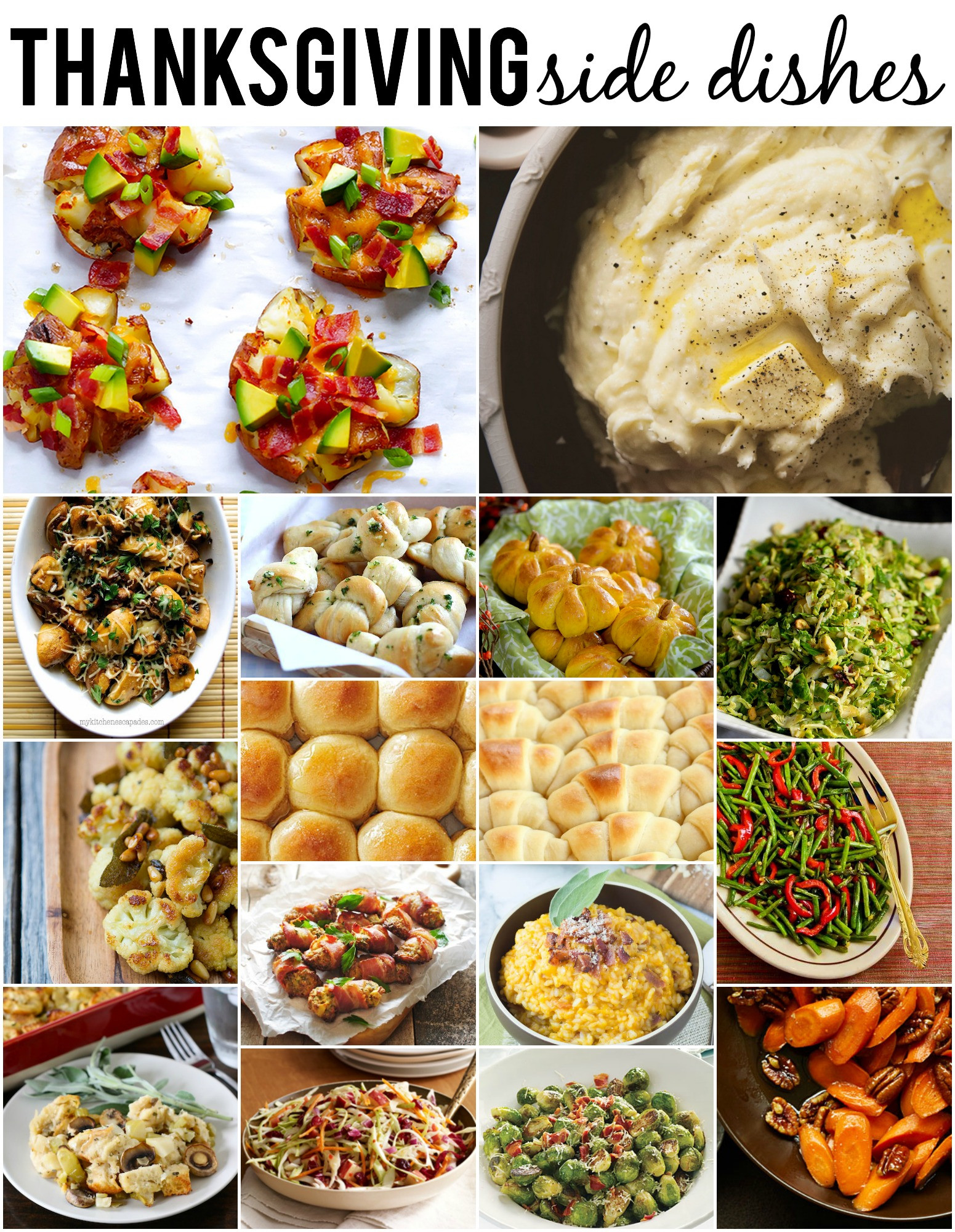 Sides For Dinner
 Dishes To Make For Thanksgiving Dinner