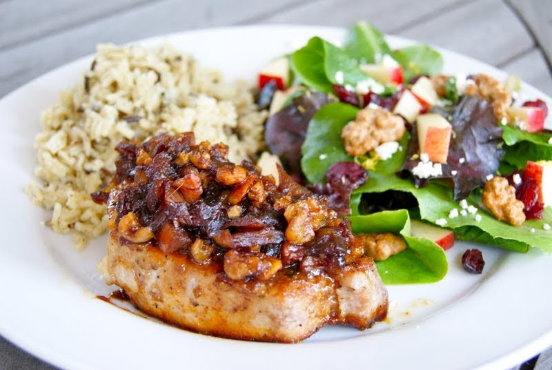 Sides With Pork Chops
 Delight s Bites Apple & Maple Glazed Pork Chops