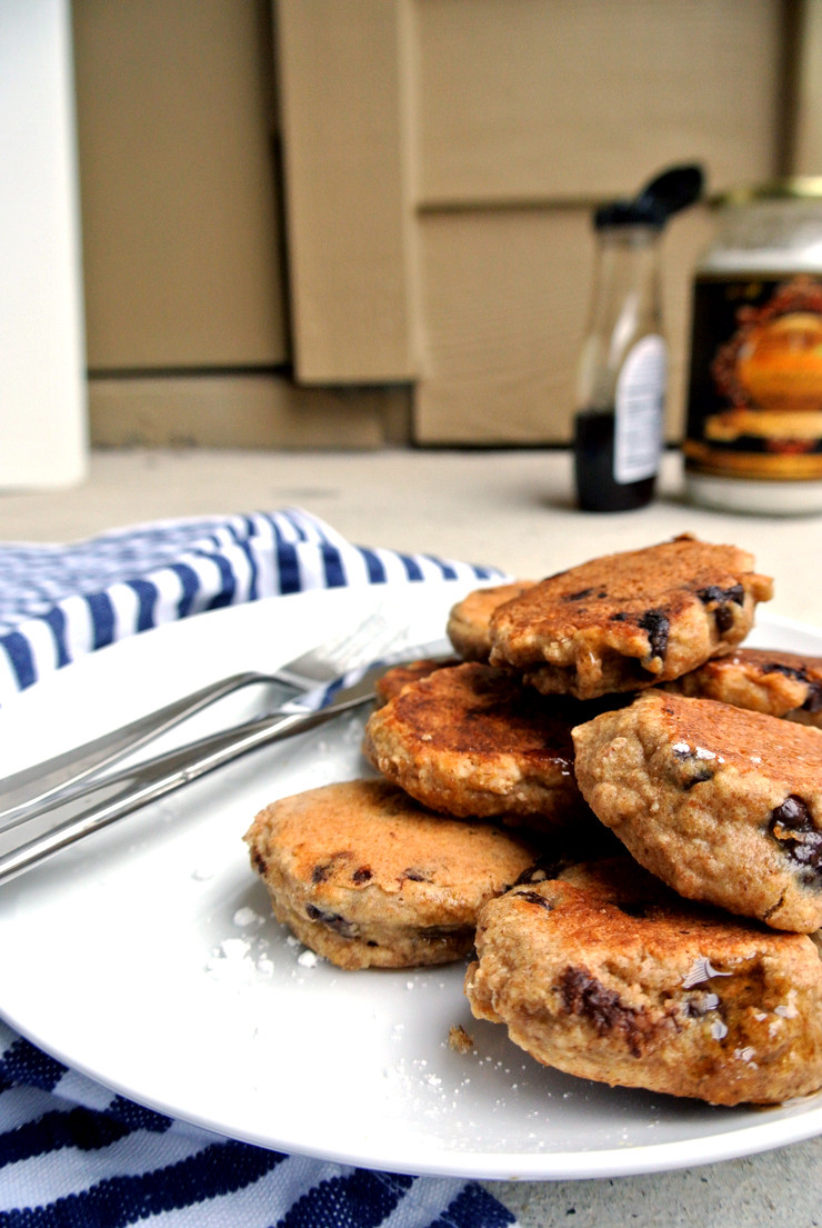 Silver Dollar Pancakes
 Whole Wheat Chocolate Chip Silver Dollar Pancakes