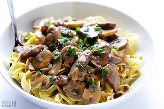 Simple Beef Stroganoff
 Beef Stroganoff