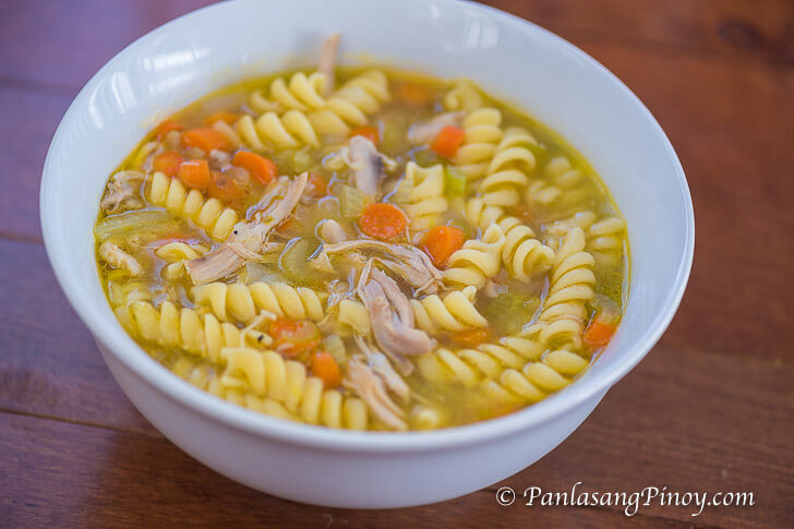 Simple Chicken Noodle Soup
 Simple Chicken Noodle Soup Recipe Panlasang Pinoy