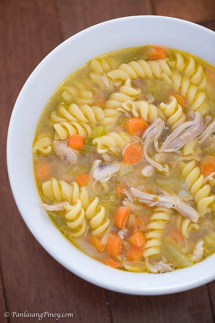 Simple Chicken Noodle Soup
 Simple Chicken Noodle Soup Recipe Panlasang Pinoy