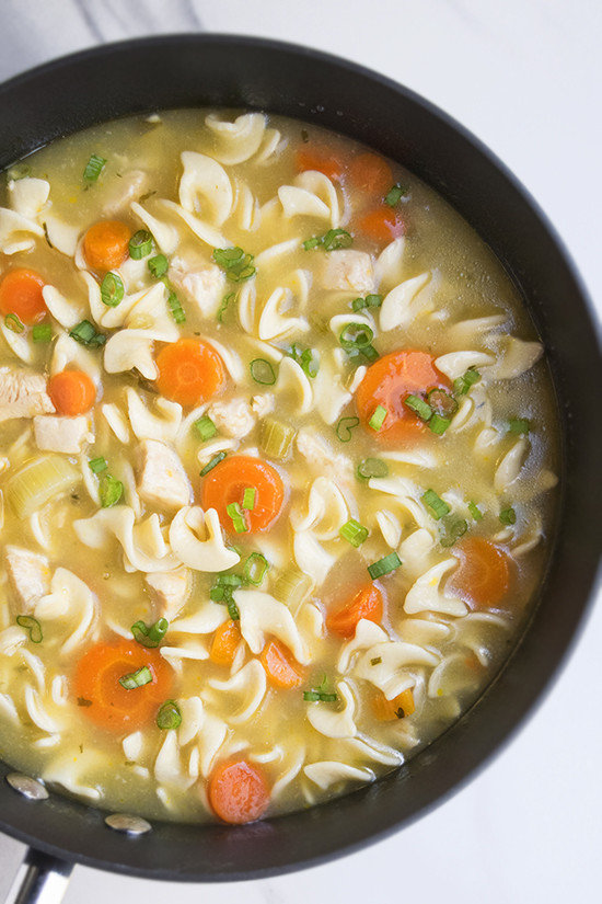 Simple Chicken Noodle Soup
 Homemade Chicken Noodle Soup Recipe