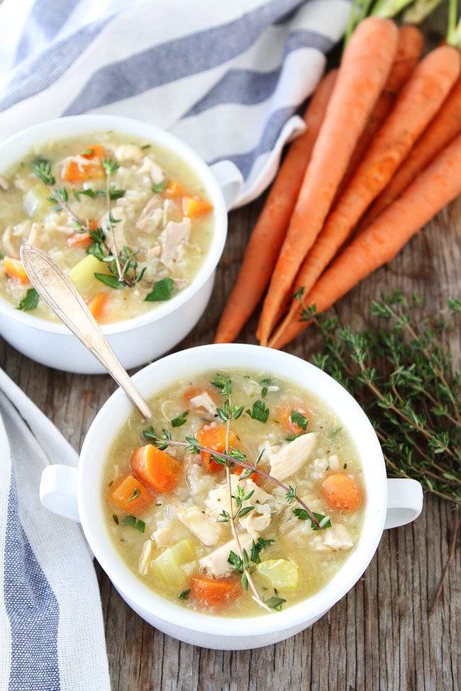 Simple Chicken Soup Recipe
 Easy Chicken and Rice Soup Recipe
