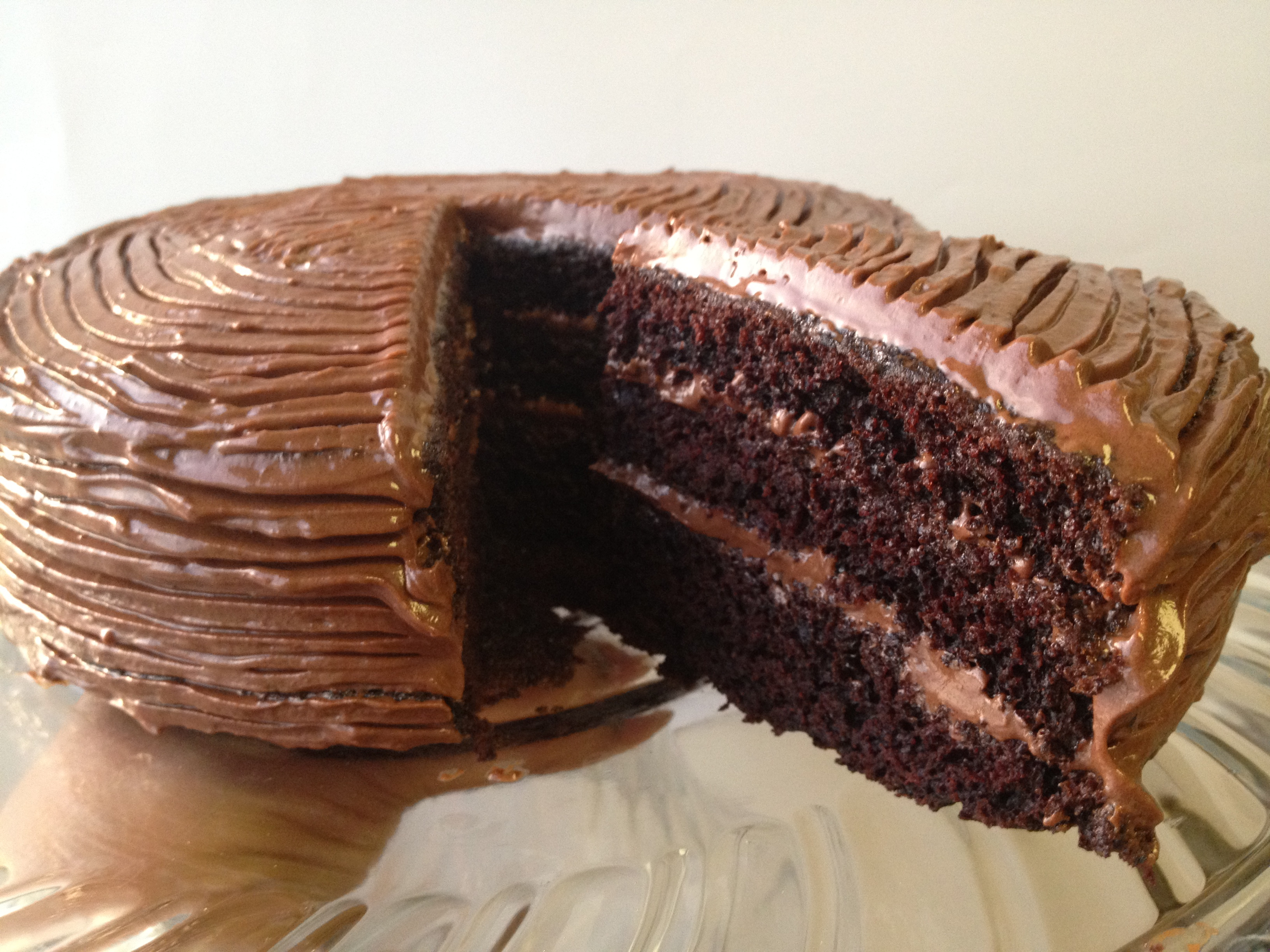 Simple Chocolate Cake
 June 2013 easy cooking n baking