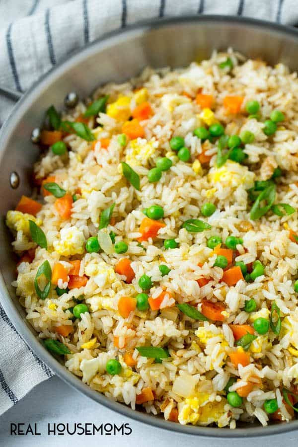 Simple Fried Rice
 Easy Fried Rice ⋆ Real Housemoms