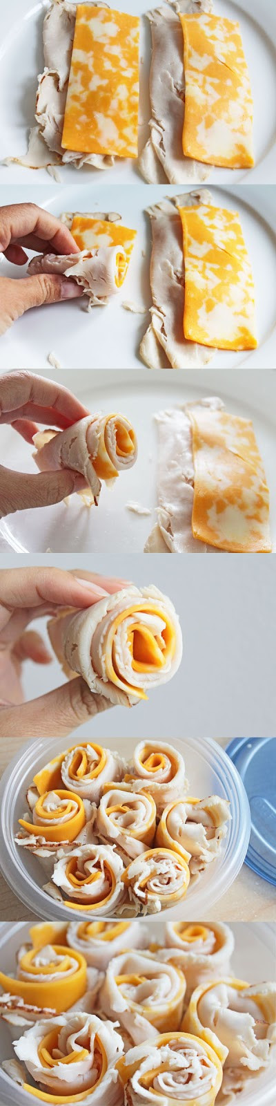 Simple Healthy Snacks
 Easy to Make Snacks Turkey and Cheese Rolls Recipe