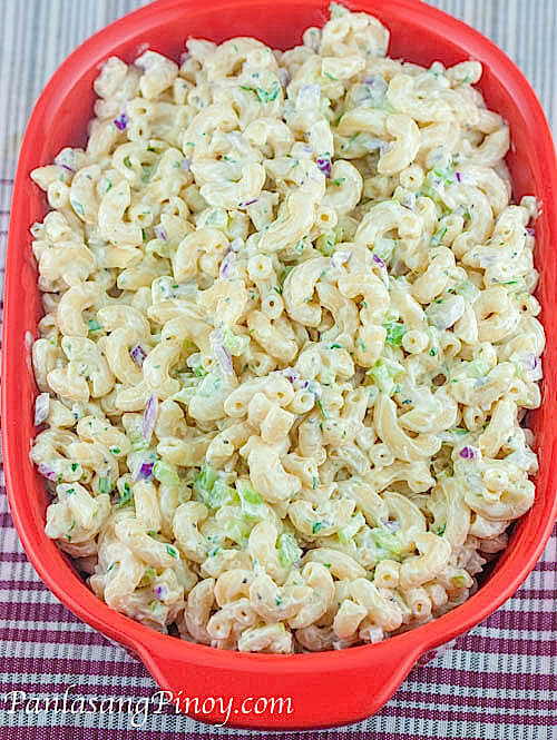 Simple Macaroni Salad
 Easy Macaroni Salad Panlasang Pinoy