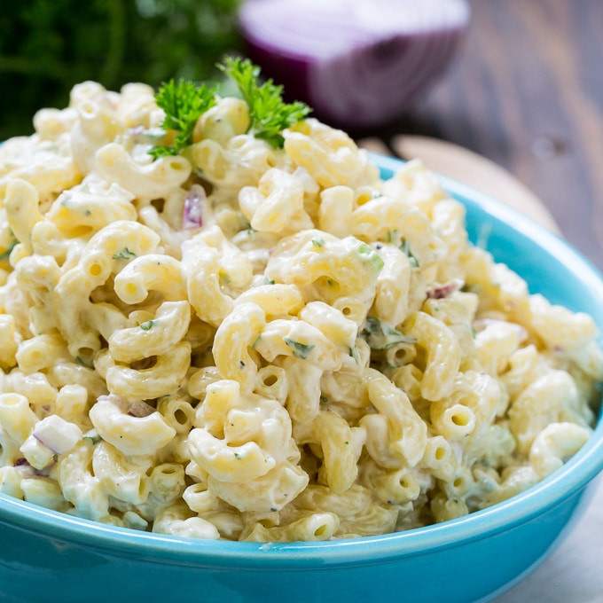 Simple Macaroni Salad
 Easy Macaroni Salad Spicy Southern Kitchen