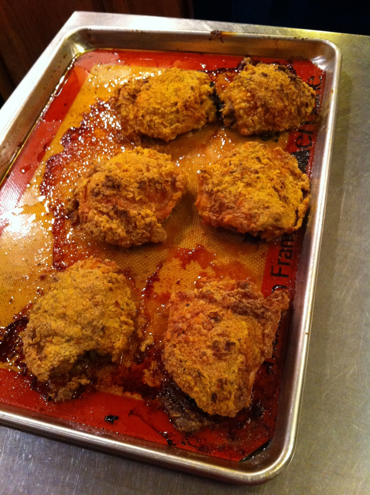 Simple Oven Fried Chicken
 Easy Oven Fried Chicken