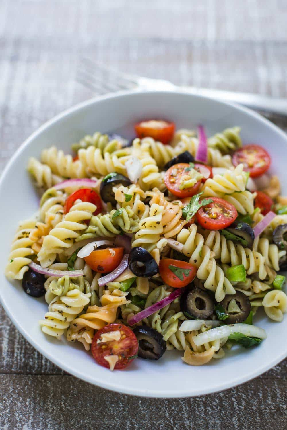 Simple Pasta Salad
 Quick & Easy Pasta Salad