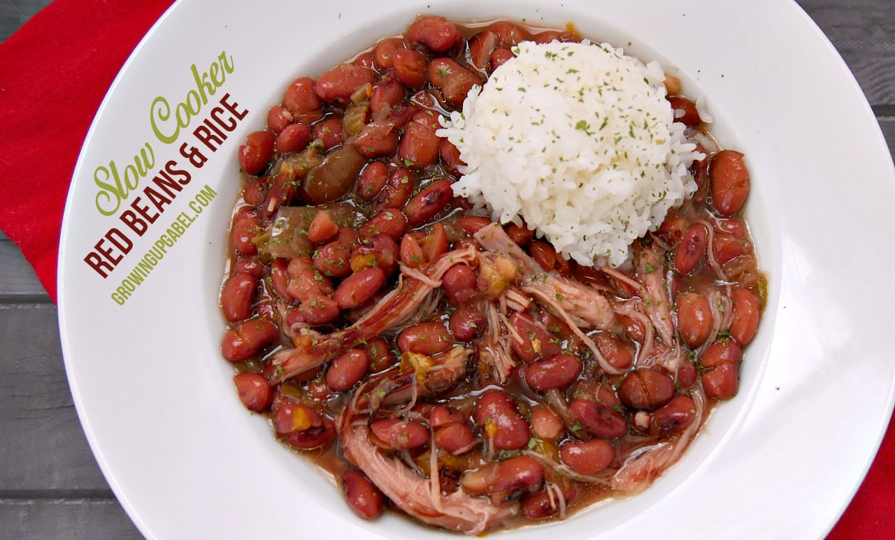 Simple Red Beans And Rice
 Easy Slow Cooker Red Beans and Rice Recipe