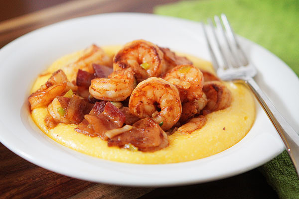 Simple Shrimp And Grits Recipe
 My Little Blue Book Kevin and Amanda s Recipes