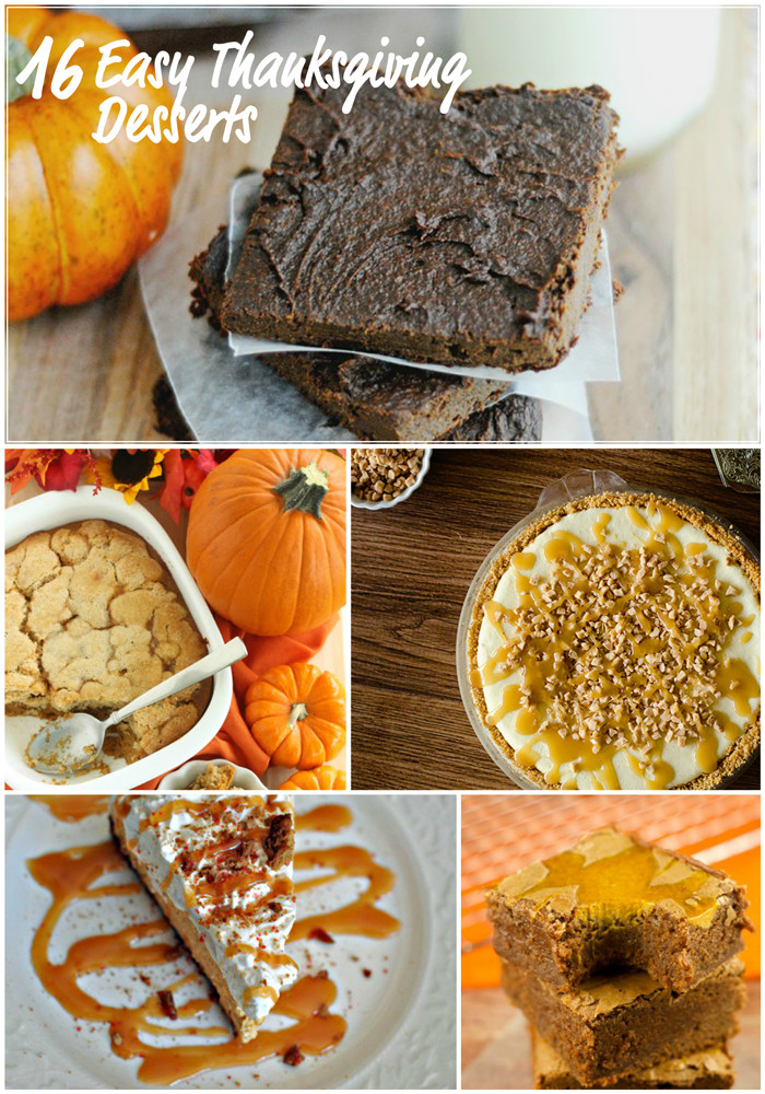 Simple Thanksgiving Desserts
 Easy Thanksgiving Dessert Recipes – April Golightly