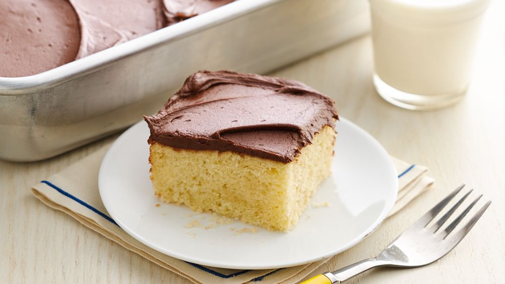 Simple Yellow Cake Recipe
 Basic Yellow Cake recipe from Pillsbury