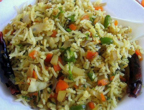 Singapore Fried Rice
 Singapore Ve able Fried Rice Recipe