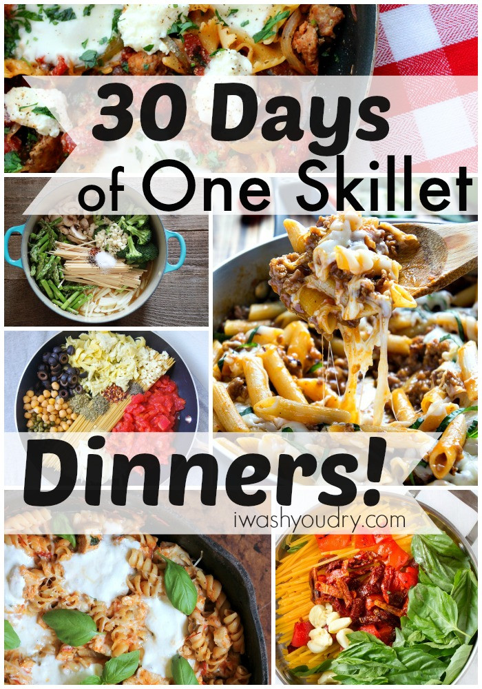 Skillet Dinner Recipe
 30 Days of e Skillet Dinner Recipes I Wash You Dry