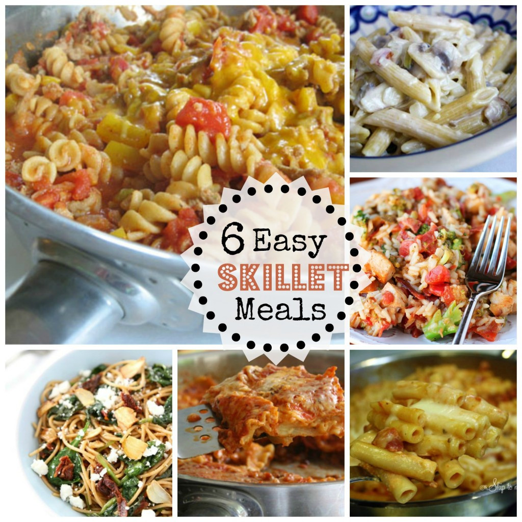 Skillet Dinner Recipes
 6 Easy Skillet Dinners