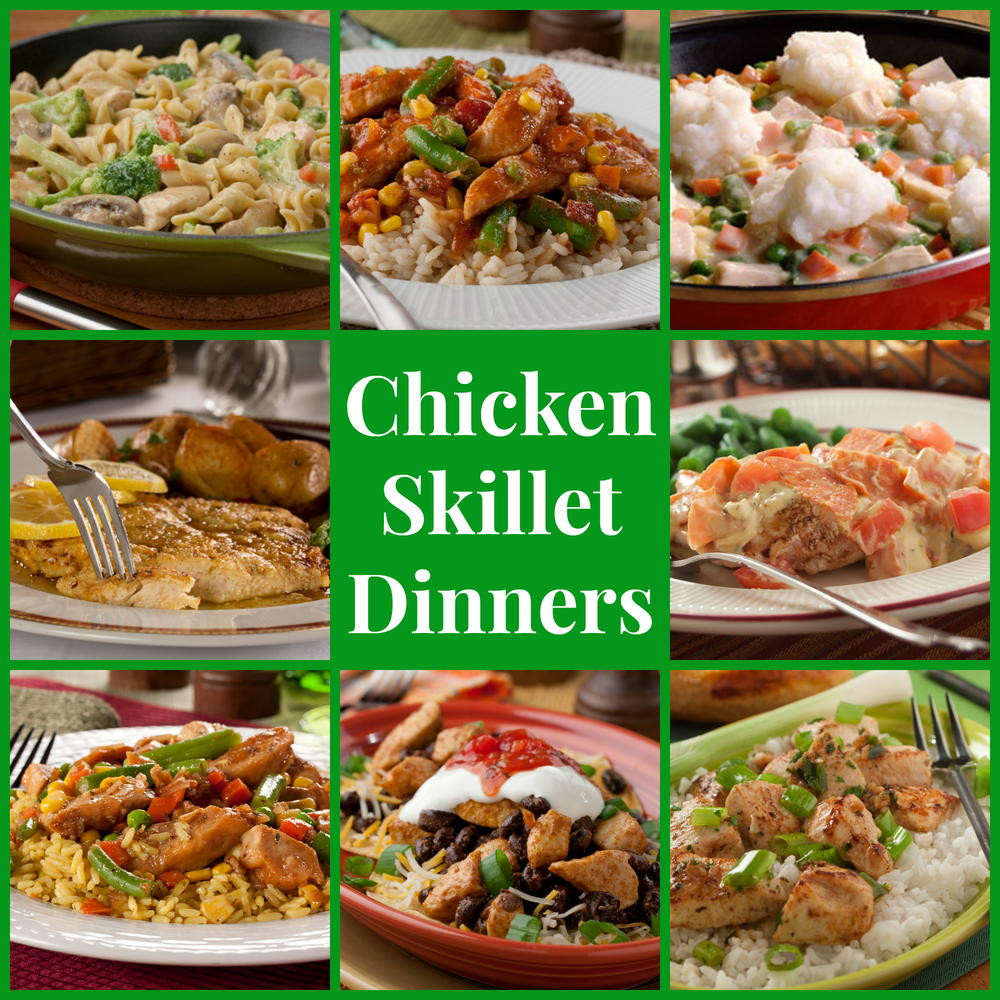 Skillet Dinner Recipes
 Stovetop Recipes 14 Chicken Skillet Dinners