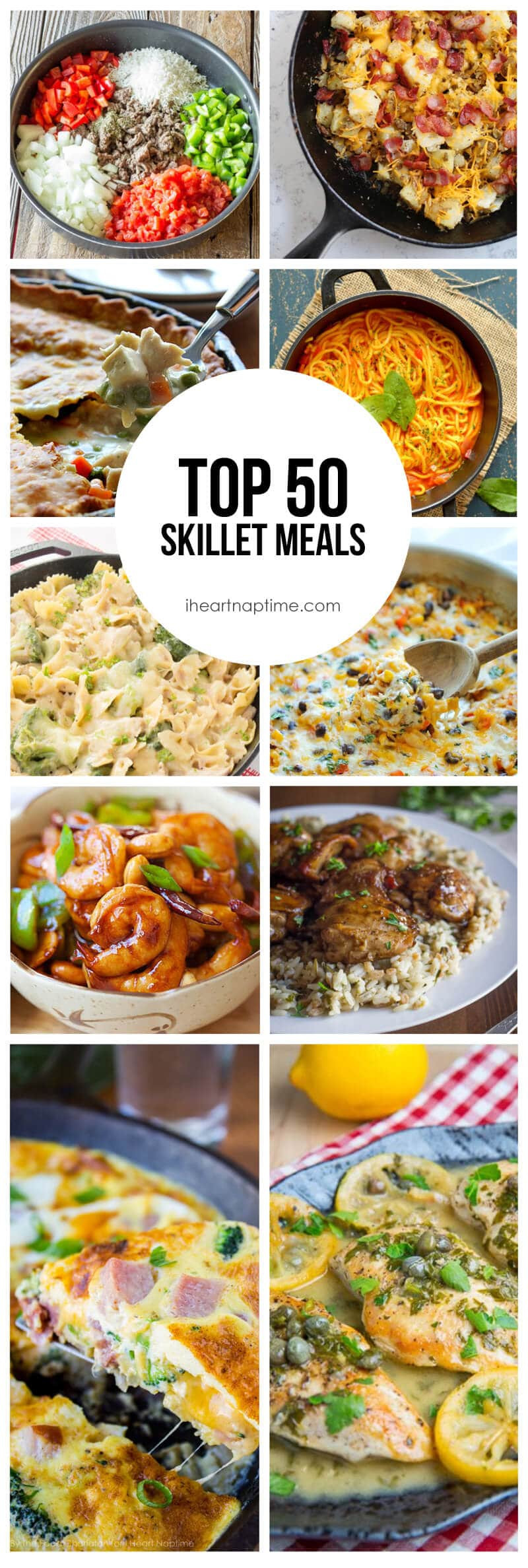 Skillet Dinners Recipes
 Top 50 Skillet Meals I Heart Nap Time