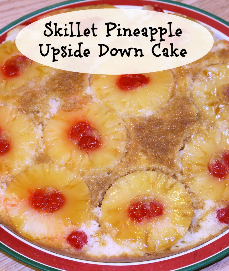 Skillet Pineapple Upside Down Cake
 Skillet Pineapple Upside Down Cake