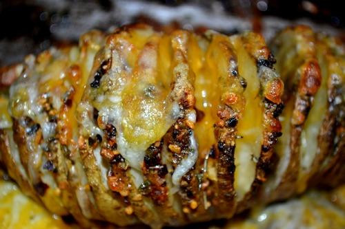 Sliced Baked Potato
 Sliced Baked Potatoes Recipe Food