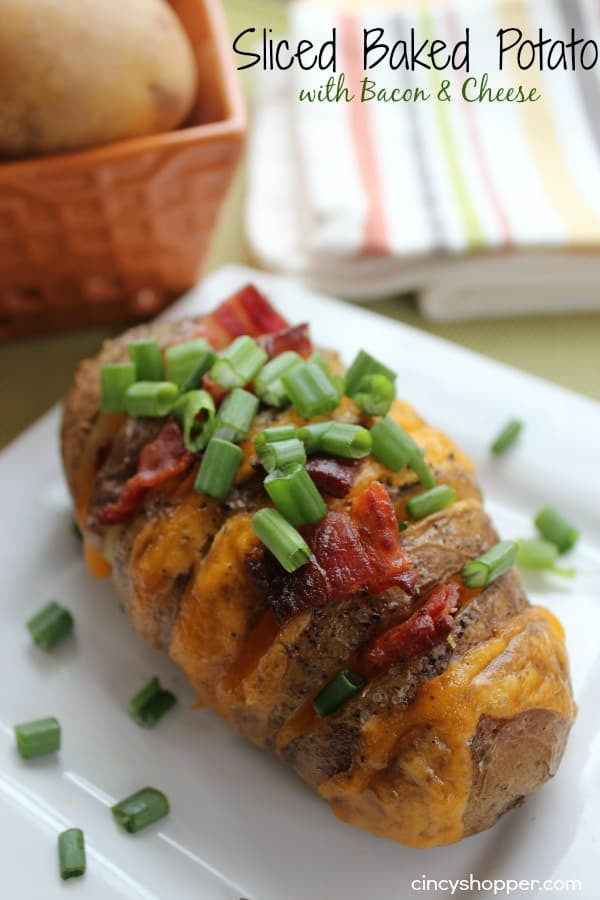 Sliced Baked Potato
 Sliced Baked Potatoes with Bacon and Cheese CincyShopper