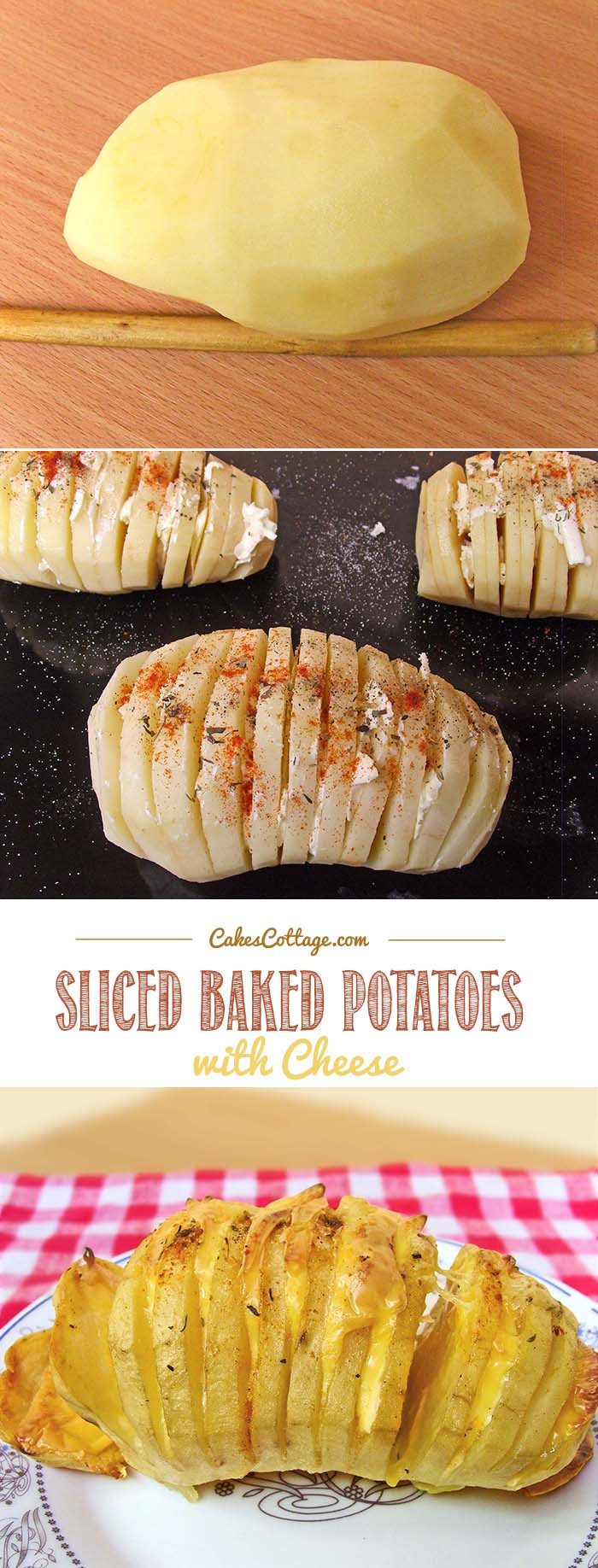 Sliced Baked Potato
 Sliced Baked Potatoes with Cheese Cakescottage