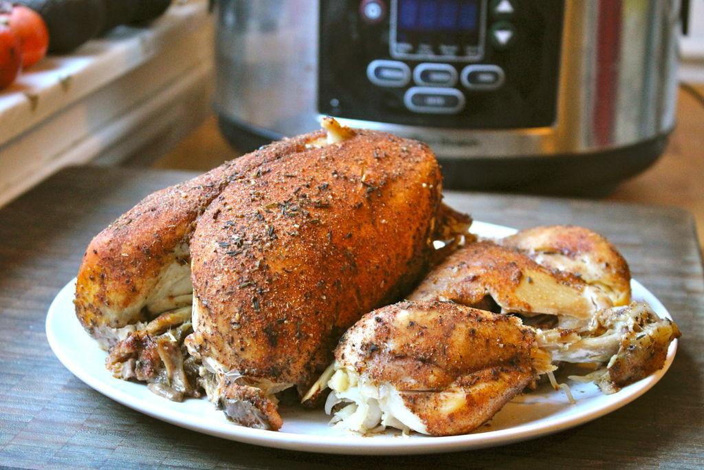 Slow Baked Chicken
 slow cooker “baked” chicken