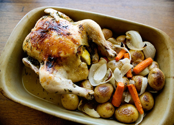 Slow Baked Chicken
 Slow Cooker Roast Chicken Baked Bree