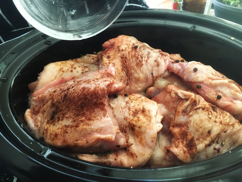 Slow Cook Chicken Thighs
 Homemade Slow Cooker Chicken Thighs